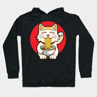 Lucky Ramen Cat Hoodie